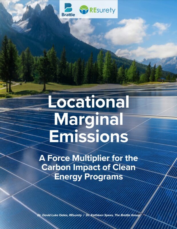 Locational Marginal Emissions White Paper Cover