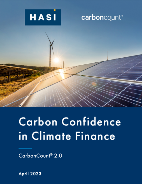 White Paper: Carbon Confidence in Climate Finance, as published by HASI