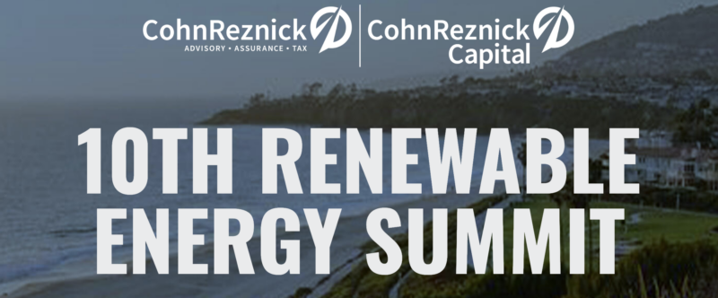 CohnReznick 10th Renewable Energy Summit
