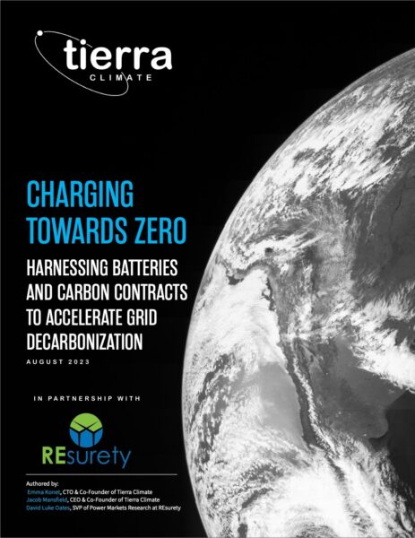 White Paper - Charging Towards Zero: Harnessing Batteries and Carbon Contracts to Accelerate Grid Decarbonization