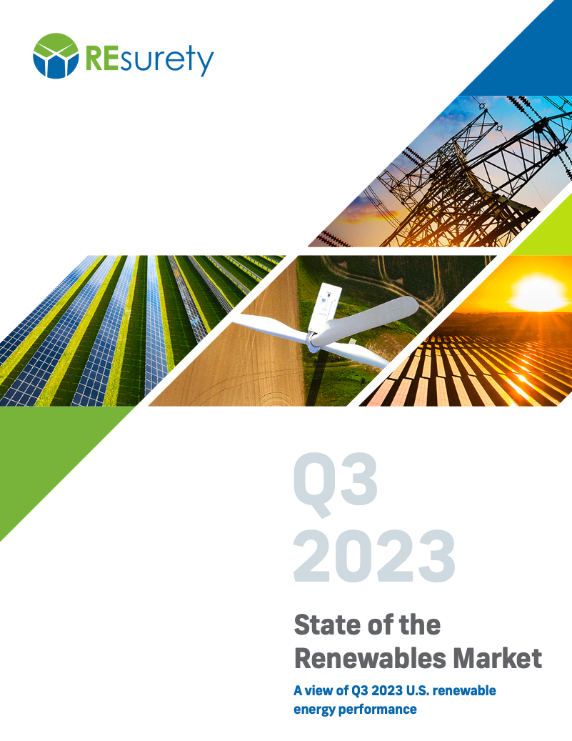 REsurety Q3 2023 State of the Renewables Market Report