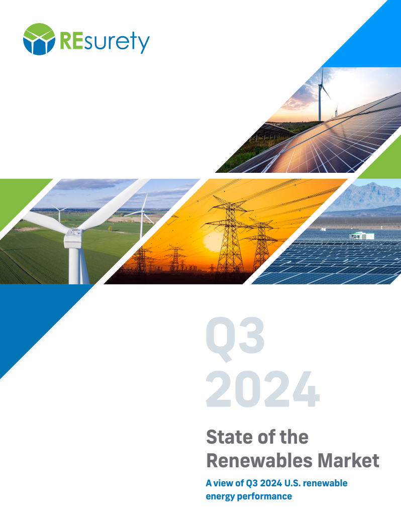 REsurety Q3 2024 State of the Renewables Market Report