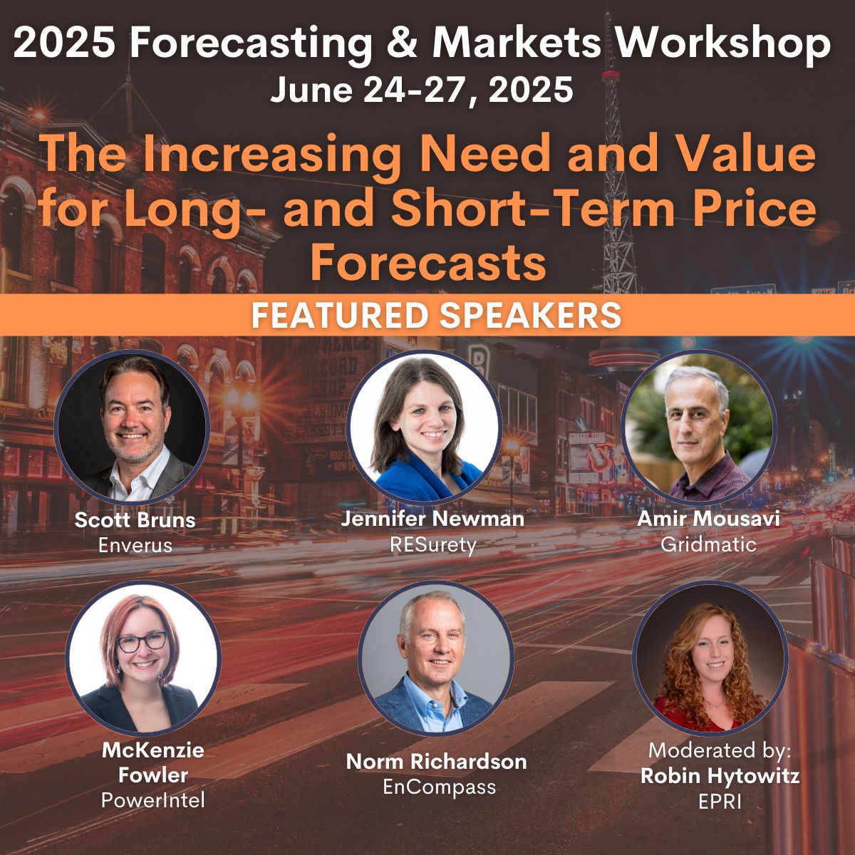 ESIG 2025 Forecasting & Markets Workshop - The Increasing Need And Value For Long- And Short-Term Price Forecasts